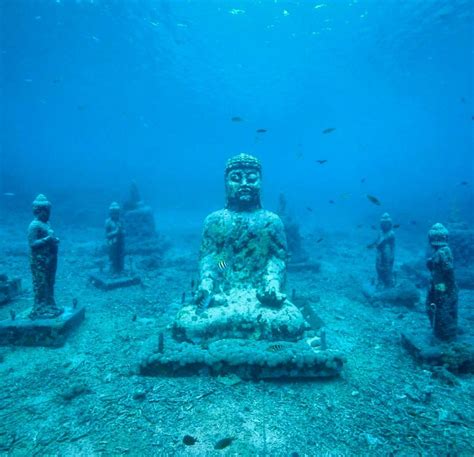 Underwater Buddha Buddha Buddha Temple Buddhist Shrine