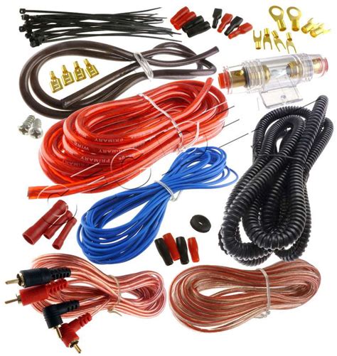 18' 8 Gauge RCA Wire Amp Wiring Fuse Amps Install Kit