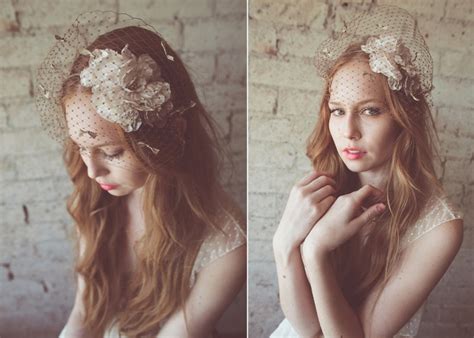 Stylish And Sophisticated Birdcage Veils Chic Vintage Brides Chic