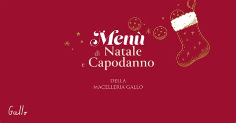 Natale E Capodanno Con I Nostri Men Gallo Macelleria