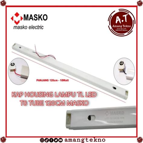 Jual Kap Housing Kap Fitting Lampu Tl Led T Tube Cm Masko