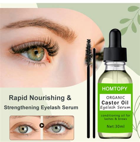 Eyelash Growth Castor Seed Oil Natural Plant Eyelash Growth Essential