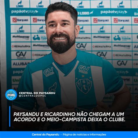 Central do Paysandu on Twitter Paysandu e Ricardinho não chegam a um