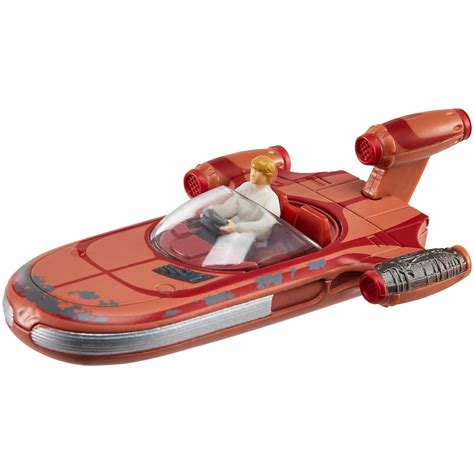 Hot Wheels Star Wars Starships Landspeeder With Luke Skywalker Walmart