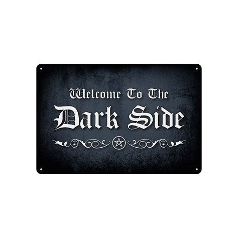 Rockbites Tin Sign Dark Side Sign Musik Produktiv