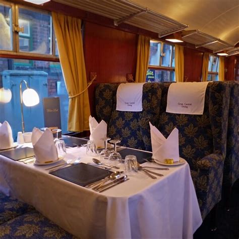 First Class Dining Train Gcr Friday Night Steam Train Dinner Into The Blue