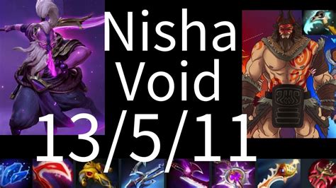 Nisha Void Spirit Vs Mirana Slark Underlord Disruptor Pugna