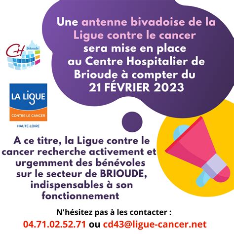 Ouverture D Une Antenne De La Ligue Contre Le Cancer Centre