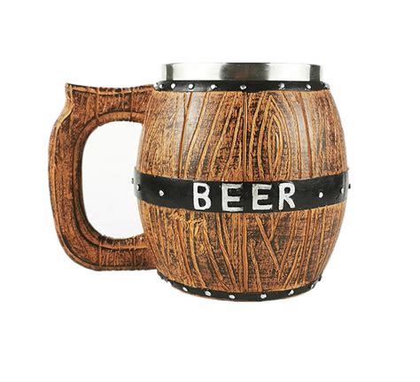 Beer Mug Ts Pirate Viking Cup Men T Medieval Tavern Wood Etsy