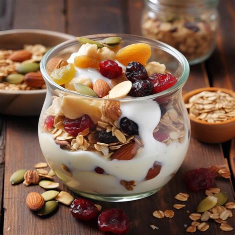 Premium Photo Muesli With Berries And Milk A Healthier Option Muesli