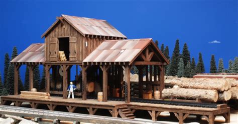 G Scale Sawmill Building 4usew Accucraft Lgb And Other 1 24 1 20 9 Or 1 29 Scale Model Railroad