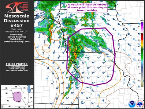 Storm Prediction Center Mesoscale Discussion 457