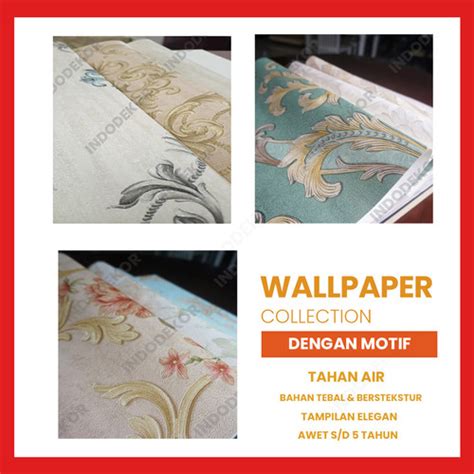 Jual Wallpaper Dinding Vinyl Wallpaper Kamar Wallpaper Vinyl Timbul