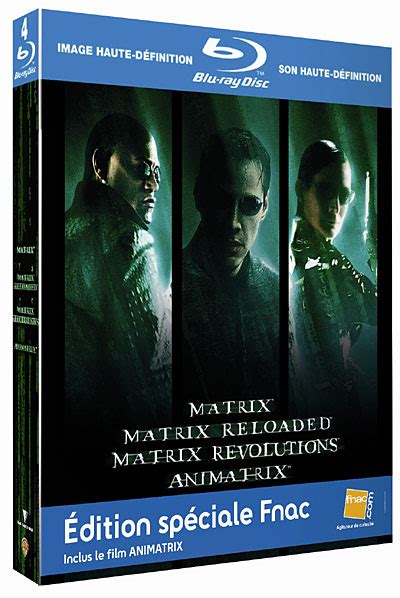 Matrix Coffret Int Gral Blu Ray Edition Sp Ciale Fnac Francia