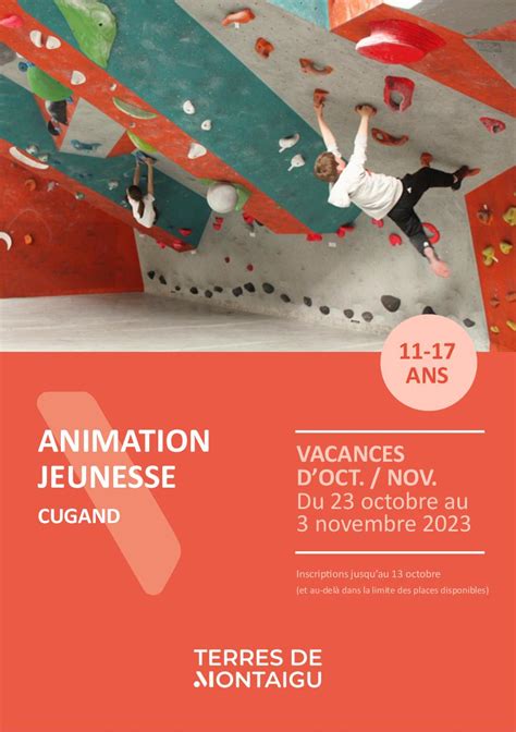 Programme Des Vacances D Octobre 2023 Animation Jeunesse Cugand