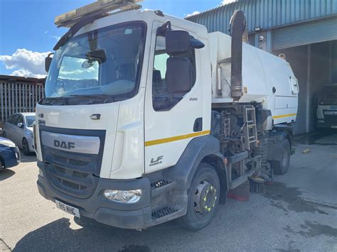 Euro Daf Lf Johnston Vt Dual Sweep Road Sweeper