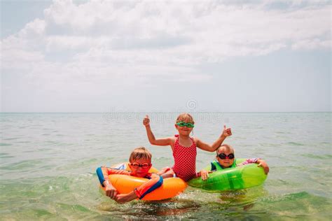 Kids Enjoy Summer Day Florida Beach Stock Photos Free And Royalty Free