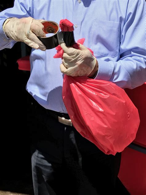 How To Properly Tie A Biohazard Bag Red Bag Waste