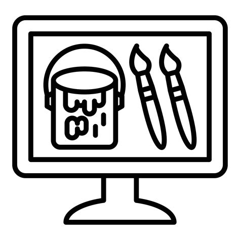 Paint Icon Style 12879293 Vector Art at Vecteezy