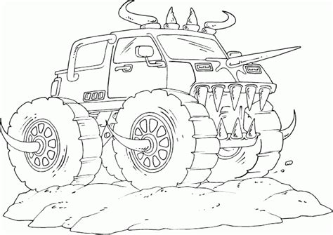 Dessin Colorier Monster Truck