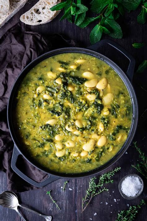 Spinach Lentil And Butter Bean Soup Domestic Gothess