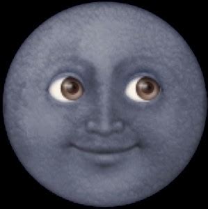 Emoji moon - Создать мем - Meme-arsenal.com
