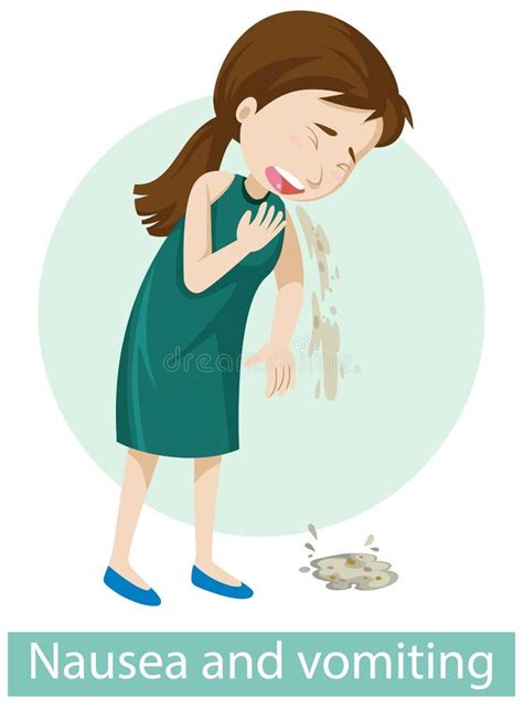 Cartoon Dog Vomiting and Diarrhea Stock Vector - Illustration of comic ...