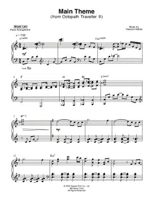 Main Theme From Octopath Traveler II Sheet Music 1 Arrangement