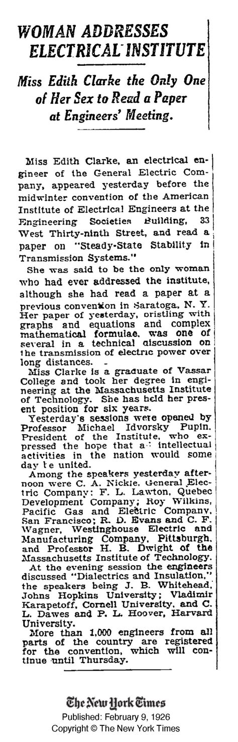 Edith Clarke A Woman Of Many Firsts Texas Engineer