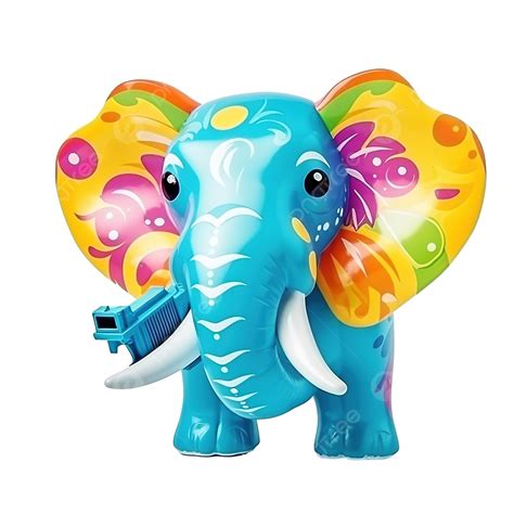 Template For Songkran Festival Water Gun Elephant, Festival, Thailand ...