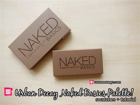 Urban Decay Naked Basics Palette Review Roseannetangrs