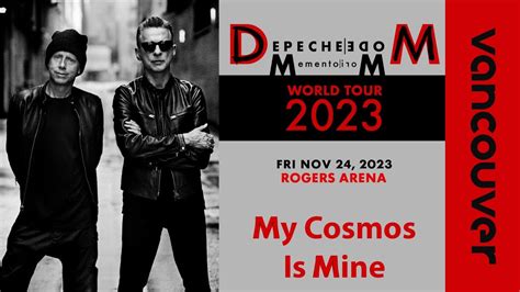 Depeche Mode Live My Cosmos Is Mine Youtube