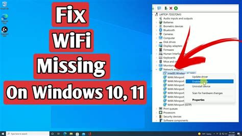 Fix WiFi Not Showing In Settings On Windows 10 Fix Missing WiFi