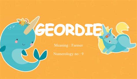 Geordie Name Meaning