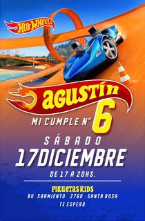 Invitacion Digital Hot Wheels MercadoLibre
