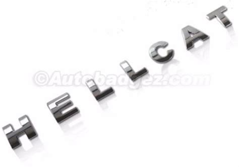 Chrome Car Letters OEM Automotive 3D Chrome Lettering Kits Badges