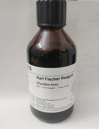 Karl Fischer Reagent Ml Bottle Single Solution At Rs Bottle In