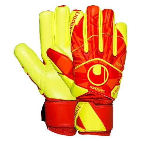 Uhlsport Goalkeeper Gloves Dynamic Impulse Supersoft HN Orange Yellow