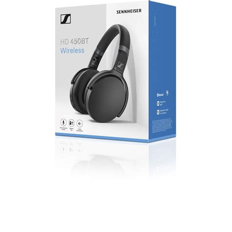 Sennheiser HD 450BT Wireless Noise Cancelling Headphones (Black) | JB Hi-Fi