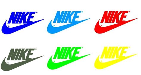 Clipart of Colourful Nike Signs free image download