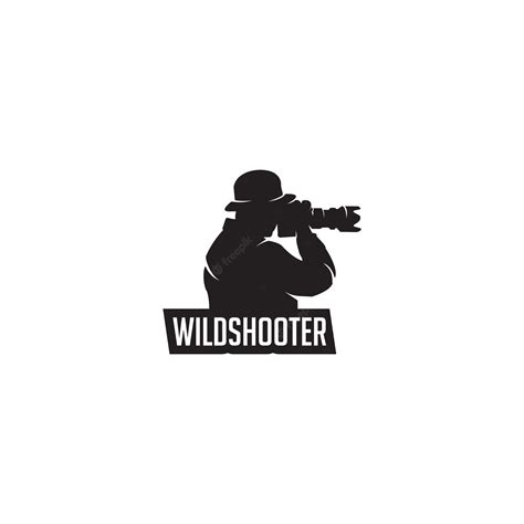 Premium Vector Wild Photographer Silhouette Logo