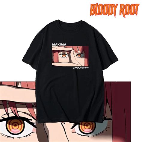 Jual Kaos Anime Chainsaw Man Makima T Shirt Manga Chainsaw Man Japan