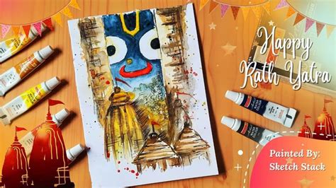 Lord Jagannath Painting Lord Jagannath Drawing Rath Yatra Special