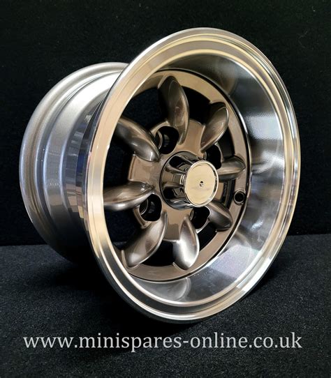 6x10 Anthracite Polished Rim Superlight Alloy Wheel Rim Or Package For Classic Mini