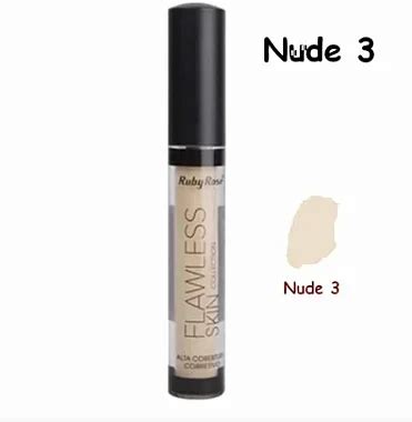 Corretivo Liquido Flawless Nude Ruby Rose Ateli Da Make Cosm Ticos