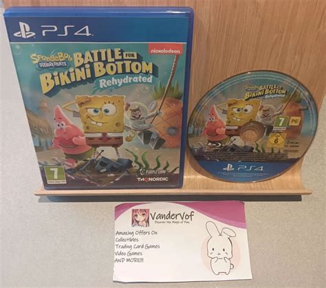 SPONGEBOB SQUAREPANTS BATTLE For Bikini Bottom Rehydrated Playstation
