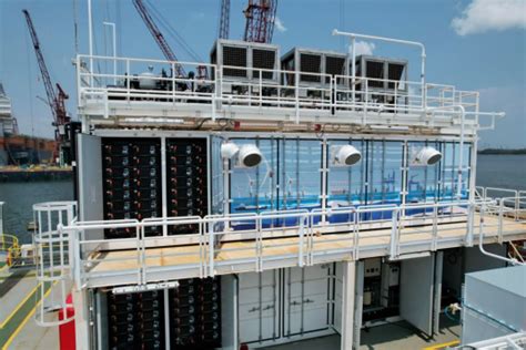 Southeast Asias First Floating And Stacked Energy Storage System