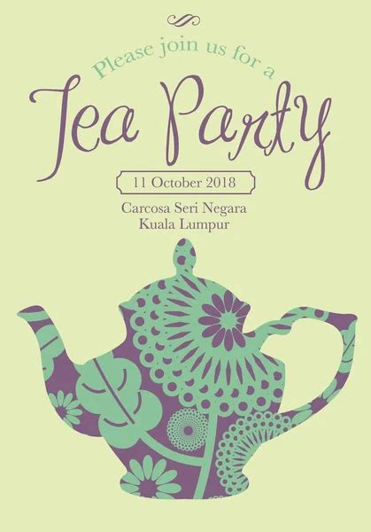 932 Afternoon tea invitation Vector Images | Depositphotos