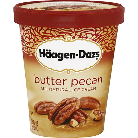 Haagen Dazs Ice Cream Butter Pecan Ice Cream Treats Toppings