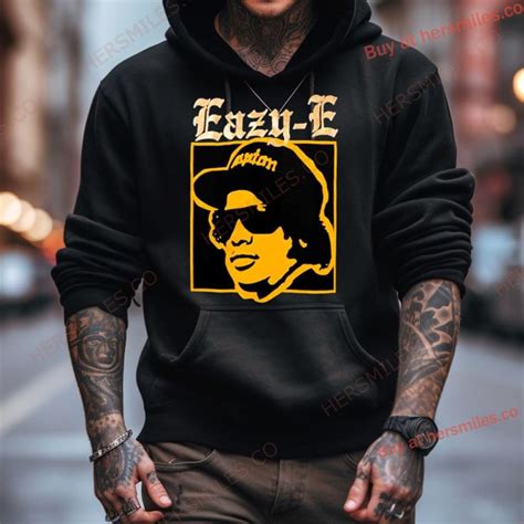 Eazy E Gold Foil Logo Shirt Hersmiles